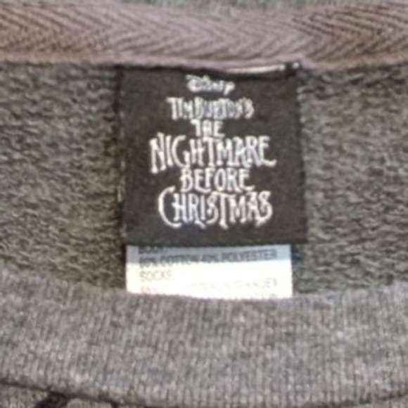 Tim Burtons The Nightmare Before Christmas Large $45 Jack Skellington Sally Top - Picture 2 of 12